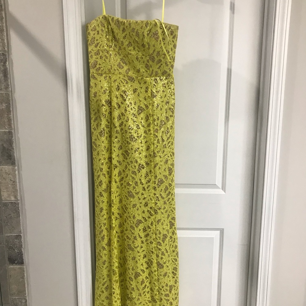 Lemongrass evening gown , prom, wedding